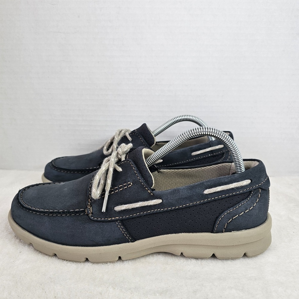 Clarks Men's Size 8M Boat Shoes Blue Gray Comfort Casual Loafers